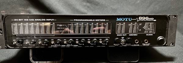MOTU 896 HD Audio Interface 1
