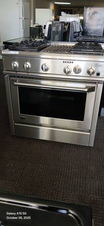 Gas stove 6 burner oven 1