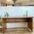 Mid Century Danish Teak writing petite desk finished back 7 thumbnail