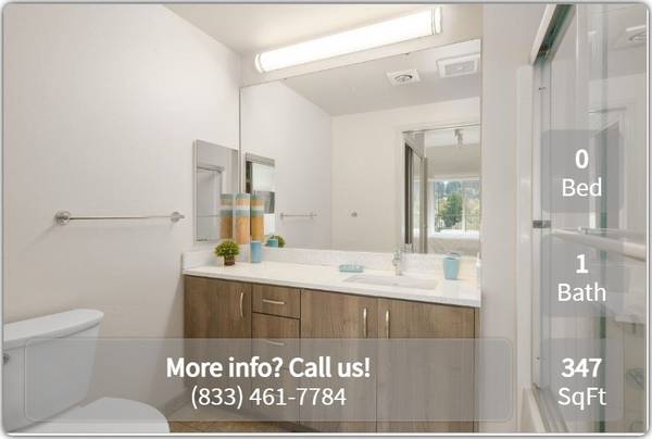 $1,535 / 347ft2 - Pet-friendly Studio! Sign Today For 1-Month Free Rent!!!! (Eugene)63977276359426122