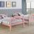 Brand New Twin Size Pink Wood Bunk Bed 6 thumbnail