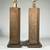 (2pc) Pair Tall Brown MCM Design Table Lamps 7 thumbnail