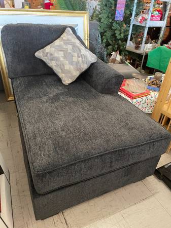 Ashley Eltmann Slate Gray chaise NEW from sectional sofa couch 1