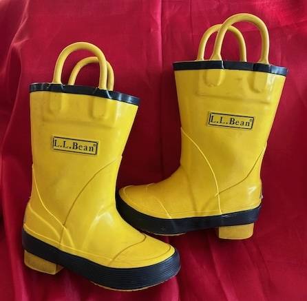 Toddler L.L. Bean Puddle Stompers Rain Boots - Sz 6 ** - baby