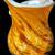 Hand Blown Glass Owl Vase Heavy 4 thumbnail