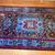 Vintage Persian Tribal Wool Rug — Hand-Knotted, Triple Medallion, Blue & Red, 1 thumbnail