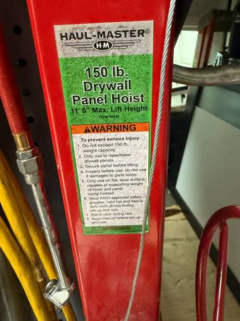sheetrock hoist 1