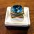 18K Gold BLUE Topaz Silver RING 1 thumbnail
