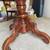 Small solid mahagony Biedermeier Austrian dining set with 4 Chairs 8 thumbnail