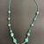 Vintage Turquoise (Howlite)Necklace with Teardrop Shaped Pendant 1 thumbnail