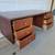 Mid Century Walnut Wood Office Desk with Formica Top 6 thumbnail