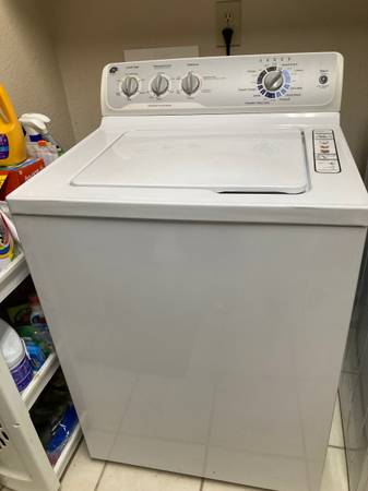 GE top loading washer with agitator 1