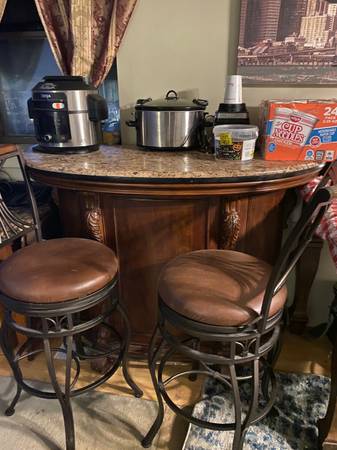 Granite bar hand carved 1