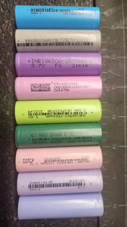 18650 Lithium Batteries 1