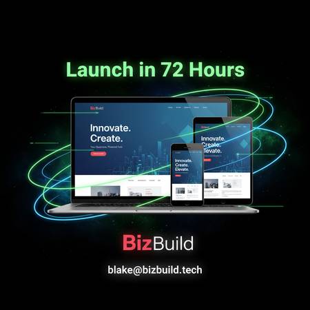 Launch ready Website in 72hours $298 1