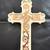 Vintage Formalities Ornate Porcelain Wall Cross By Baum Bros. 1 thumbnail