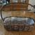 Unique Round Brown Basket with Handle & Stick Sides, Oval Baskets 20 thumbnail