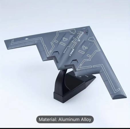 Brand New B2 Stealth And Strategic Bomber 1/200 Scale Fighter Metal Alloy Die-ca 1
