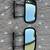 Magnetic mirrors (pair) for Tractor - Rubber Coated - Stainless Steel 4 thumbnail