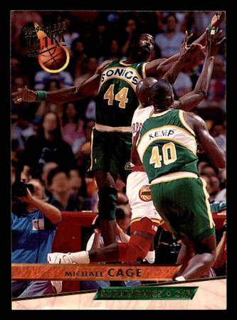 1993-94 Fleer Ultra #175 Michael Cage Seattle SuperSonics 1