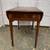 Vintage antique mahogany drop leaf side table by Wellington Hall 1 thumbnail