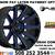 D615 CONTRA GLOSS BLACK MILLED SPOKES RIMS WHEELS 2 thumbnail