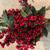 Christmas Decor Lot Red Glitter Sparkly Bushes Stems Spikes Garland Spheres Leaf 11 thumbnail