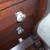 Antique 1800s Empire Mahogany Dresser w/ Glass Knobs 11 thumbnail