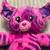Build-A-Bear Workshop Midnight Shimmer - Bat - Pink - 16" Plush Lot 05 1 thumbnail