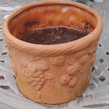 Unique Italian Terra Cotta Garden Flower Planter Pot 1