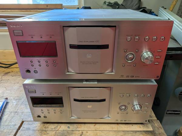 Two 400 CD/DVD Sony Players - Working! 1