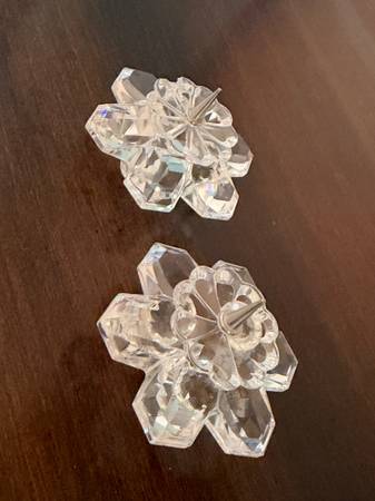 Swarovski Crystal Snowflake Candleholders 1