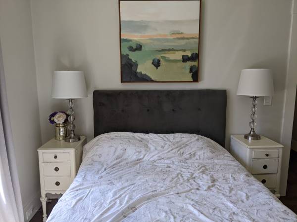 Full bed frame & memory foam mattress 1