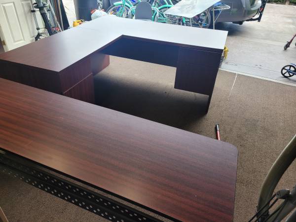 Executive Right-Hand L-Shaped Desk with Computer Desk -Best Offer 1