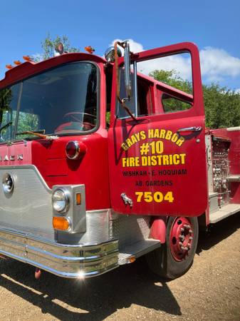 CAMIÓN DE BOMBEROS MACK ORIGINAL DE 1971 EN VENTA - 3500 USD (Port Angeles, WA)63442635559937123