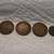 1916-1920 Three Large Bronze One Cent Coins, and 1 - 1920 Small One Ce 3 thumbnail
