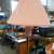 VINTAGE BRASS PINK FLOOR LAMP WITH SHADE 4 thumbnail