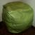 POOF Ottoman Foot Rest Bean Bag Green Vinyl Pillow Cushioned Furniture 1 thumbnail