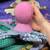 Crocheted Pink Purple and Blue Octopus plushie 5 thumbnail