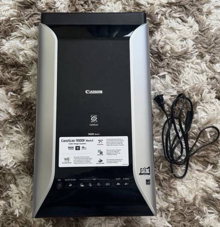 Canon CanoScan 9000F Mark II Film & Document Scanner with Power Cable 1