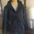 NEW Size S Reversible Navy Blue/   Gray~Med black raincoat  hooded 13 thumbnail