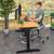 UPLIFT Curved Corner Standing Desk 72x47 Bamboo Curve Retails $1500 4 thumbnail