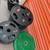 OLYMPIC RUBBER WEIGHTS GRIP PLATES 5 thumbnail