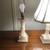Pair of Vintage Carved Alabaster Lamps 2 thumbnail