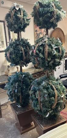 Pair of Topiaries Floor Plants - Set of 2 62308 1