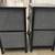 2-Used Black & Gray 2 Fabric Drawer Nightstands PLEASE READ DESCRIPTION 7 thumbnail