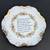 Vintage God Serenity Prayer  Porcelain Plate Japan 18 K Gold Trim 1 thumbnail