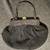 Vintage Elegant Black Pleated Cloth Evening Handbag with Rhinestone Cl 2 thumbnail