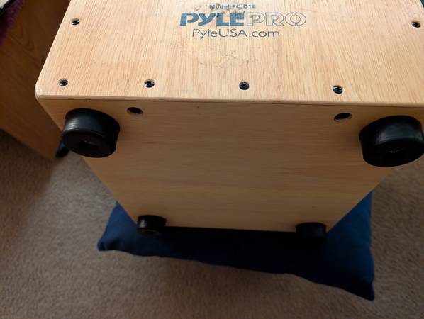 Pyle String Cajon Wooden Percussion Box PCJD18 1