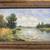 Impressionist Landscape Oil on Cavas Panel, Signed- Heavy French Frame 5 thumbnail